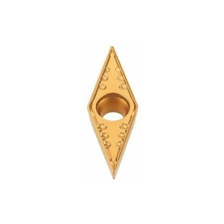 Holex Carbide Turning Insert, Diamond, VCMT221 / VCMT110304, for Stainless Steel 261386 HBT130